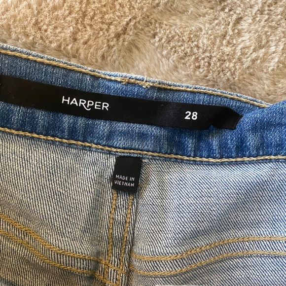 Harper Cuffed Denim Shorts - Picture 4 of 6